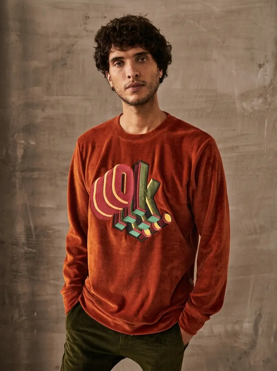 Bordado en remera larga